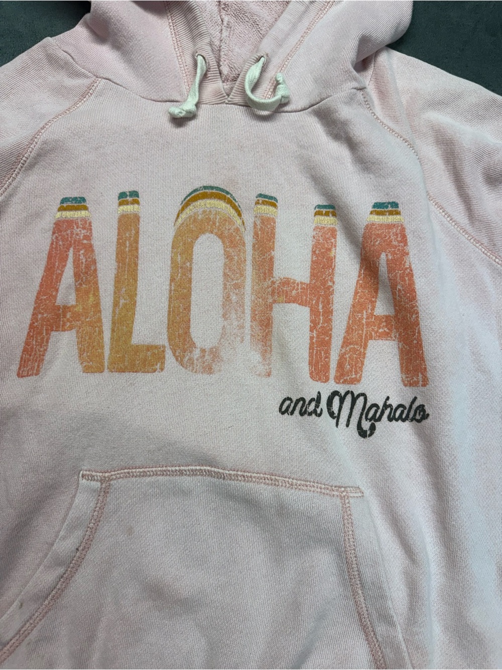 Billabong Pink ALOHA Pullover Hoodie - Picture 4 of 7